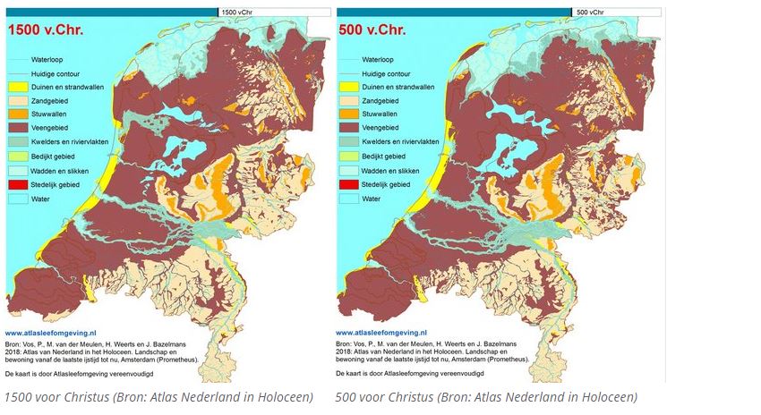 Maak een reis door 12.000 jaar landschapsgeschiedenis | Atlas Leefomgeving